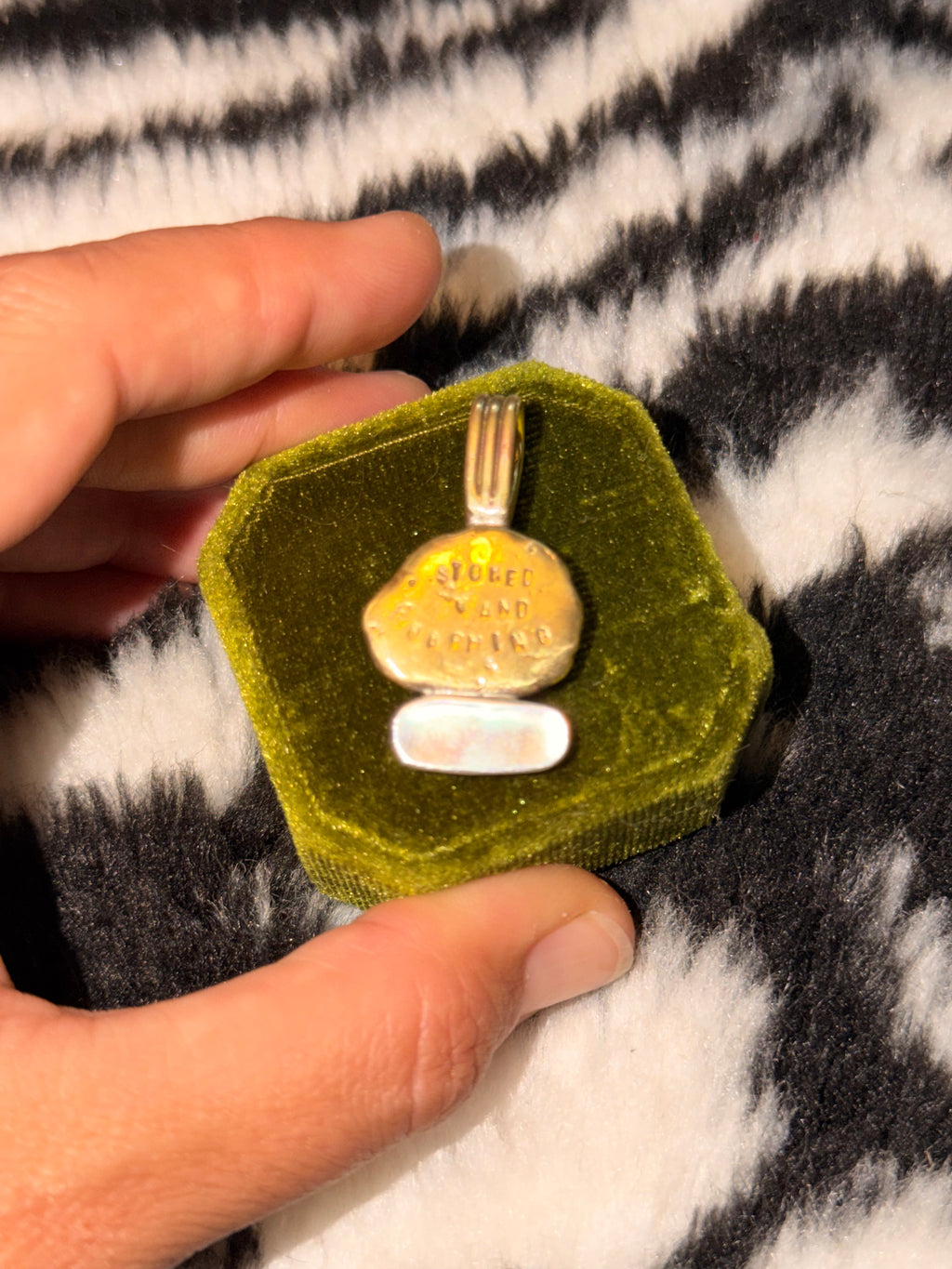 Pearl Tutto Passa Mantra Pendant