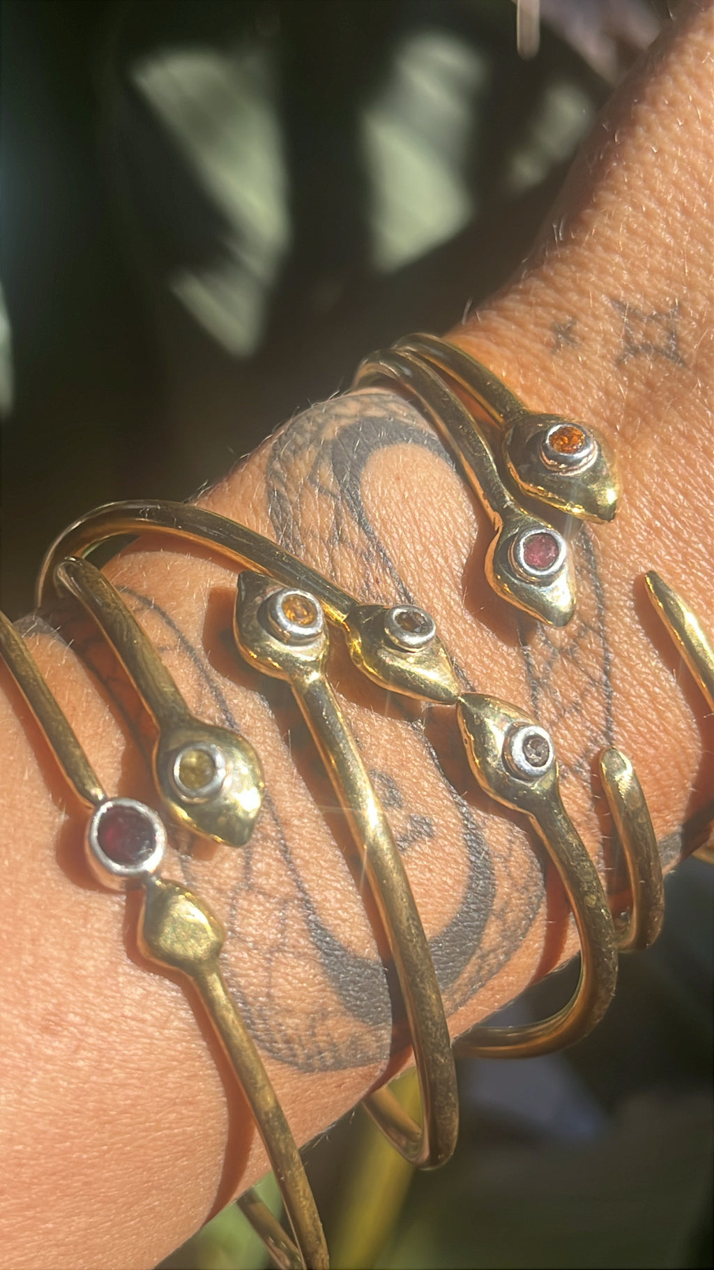 Stoned Snake Cuffs