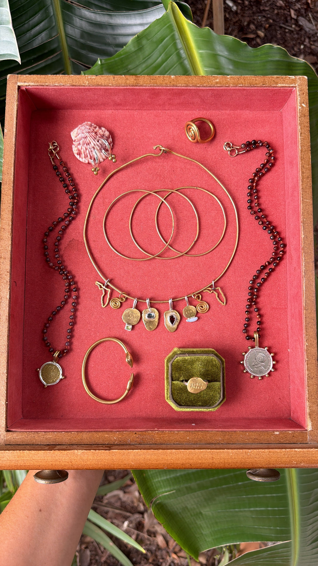 Panama Coin Blossom Pendant