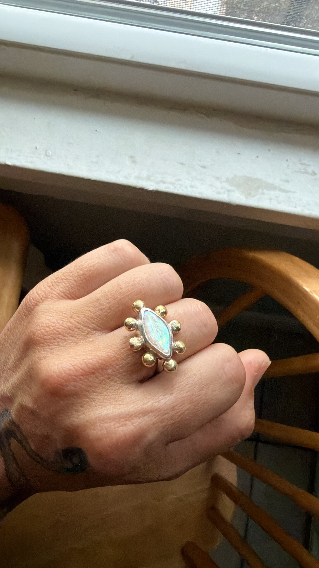 Pearl Blossom Ring