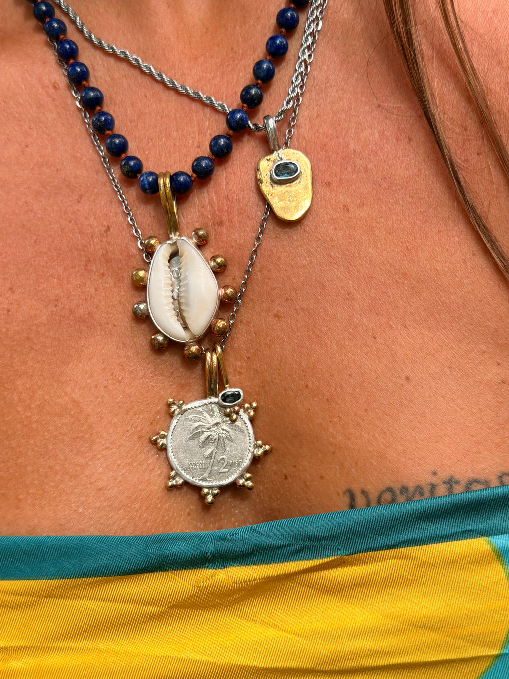Philippines Coin Palm Pendant