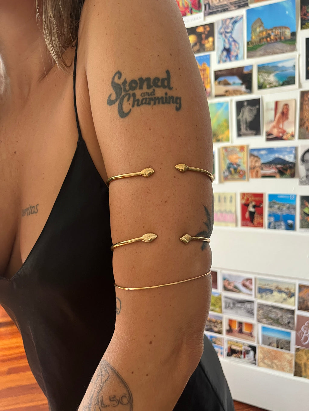 Double Snake Head Arm Band