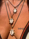 Cowrie Blossom Pendant