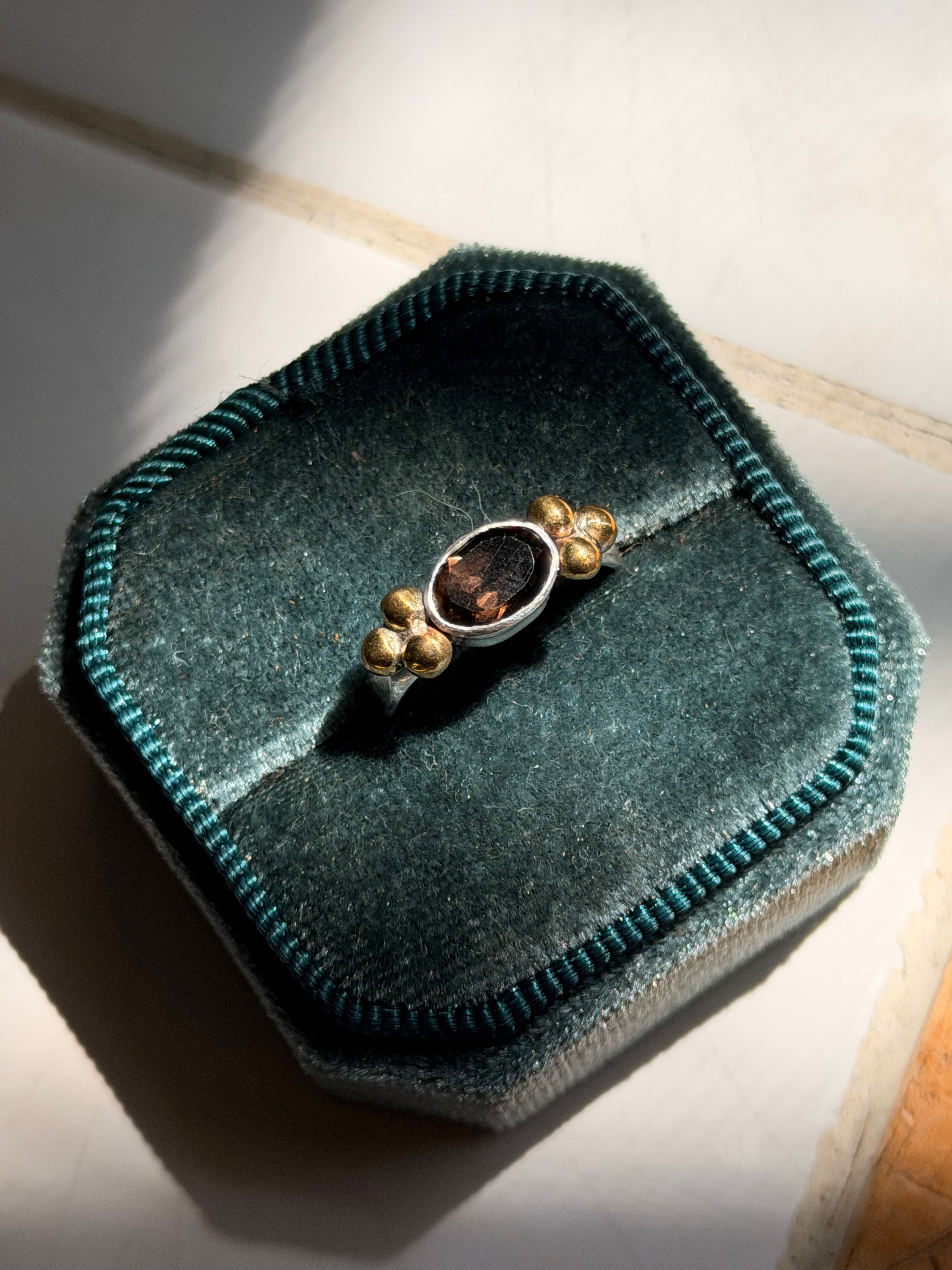 Smokey Quartz Wreath Ring Size 5.5 Customs Available