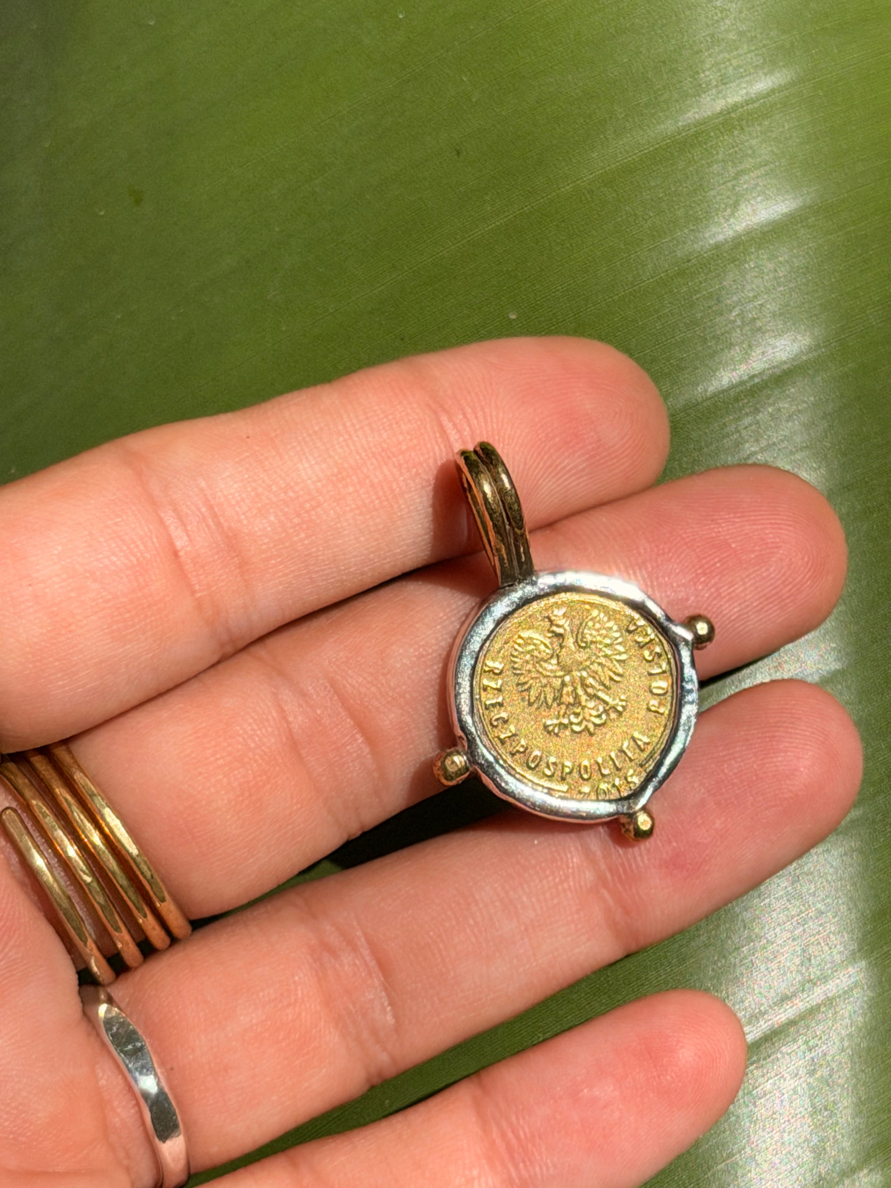 Polish Coin Pendant