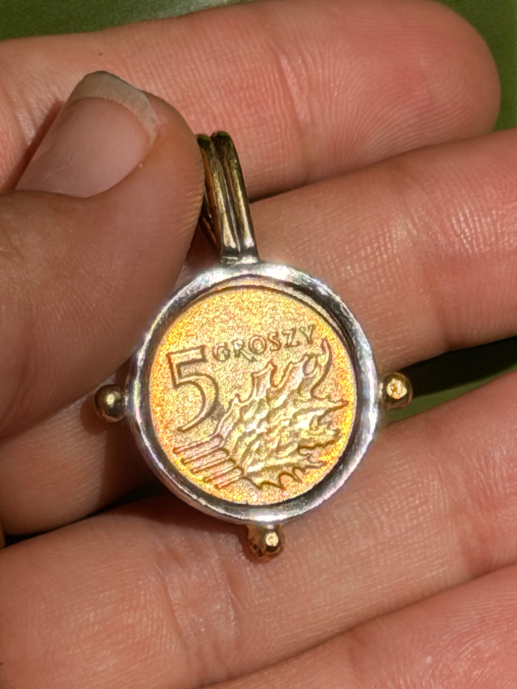 Polish Coin Pendant