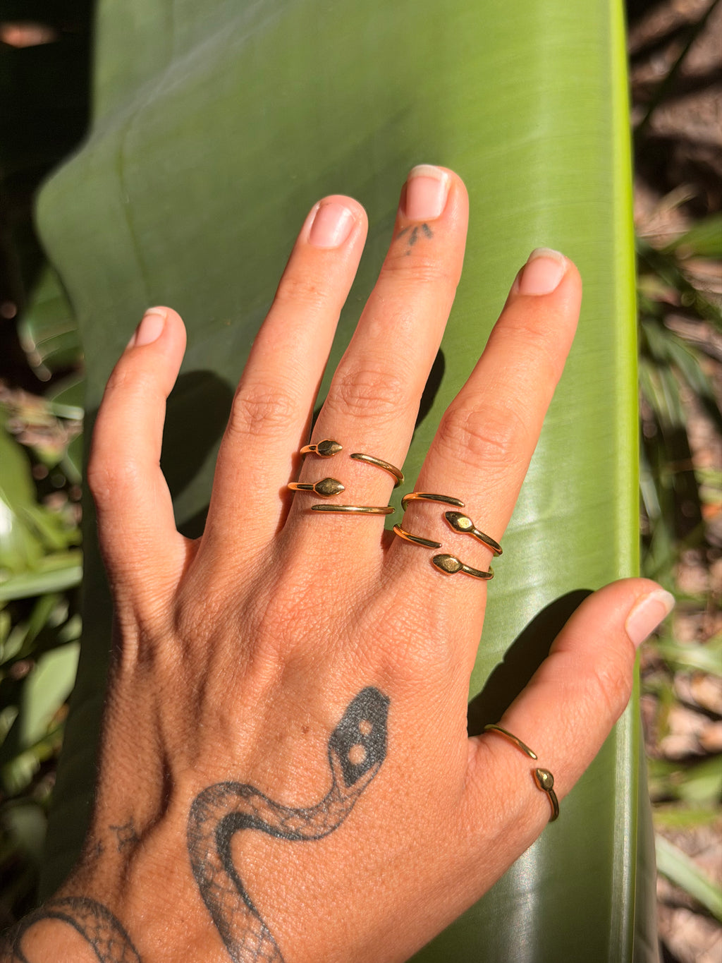 Adjustable Snake Rings